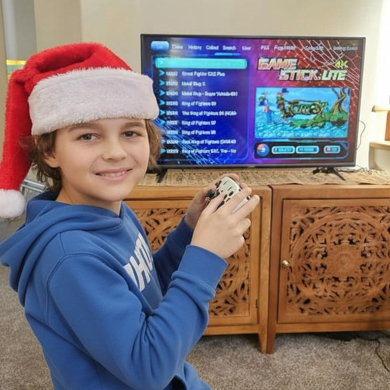 Pixlr™ 4K Retro Console Stick + 2 Free Controllers!
